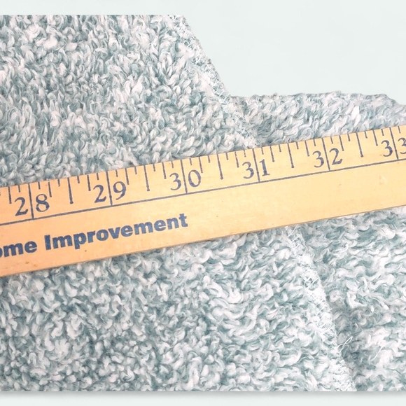 Hugs from Soft Surroundings Cozy Plush Blue-Green Single-Button Cardigan OSFA - Picture 12 of 14